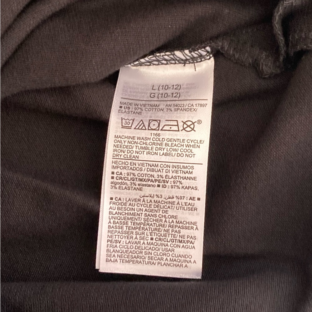 Old Navy | NWT Girls Polo Black Shirt - Picture 3 of 3